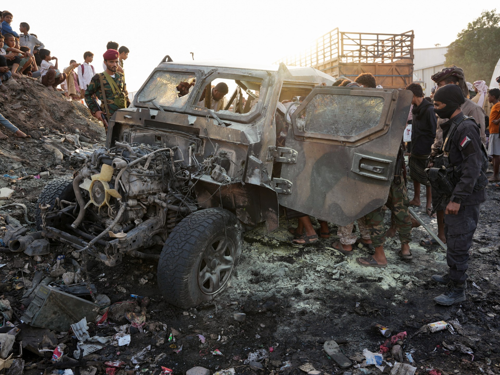 Five killed in ‘treacherous’ attack on military convoy in Yemen 