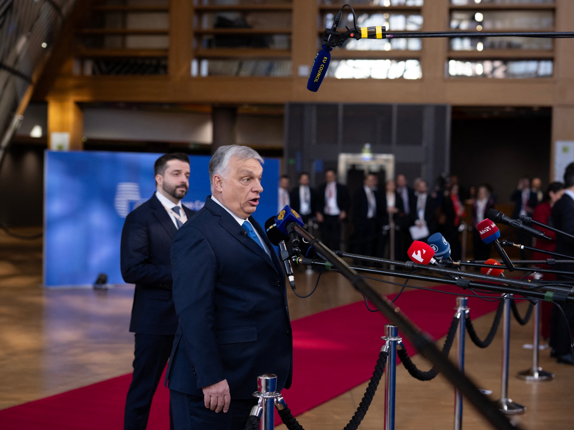EU leaders slam Hungary’s Orban for blocking Ukraine aid package 