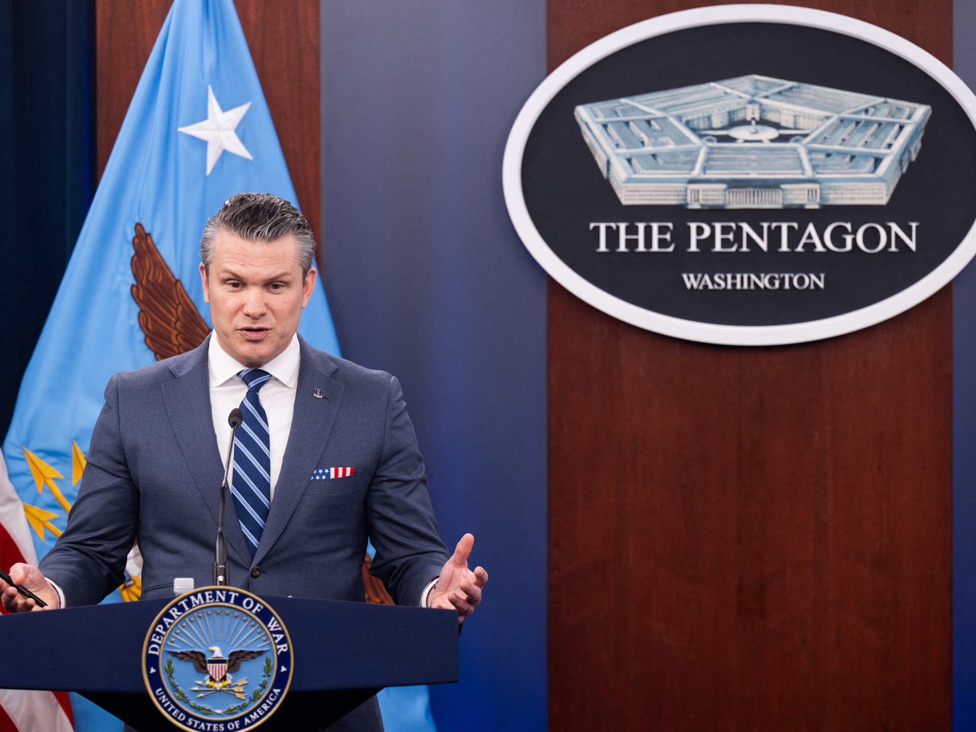 Hegseth says US blockade to continue, ready for new attacks on Iran energy 
