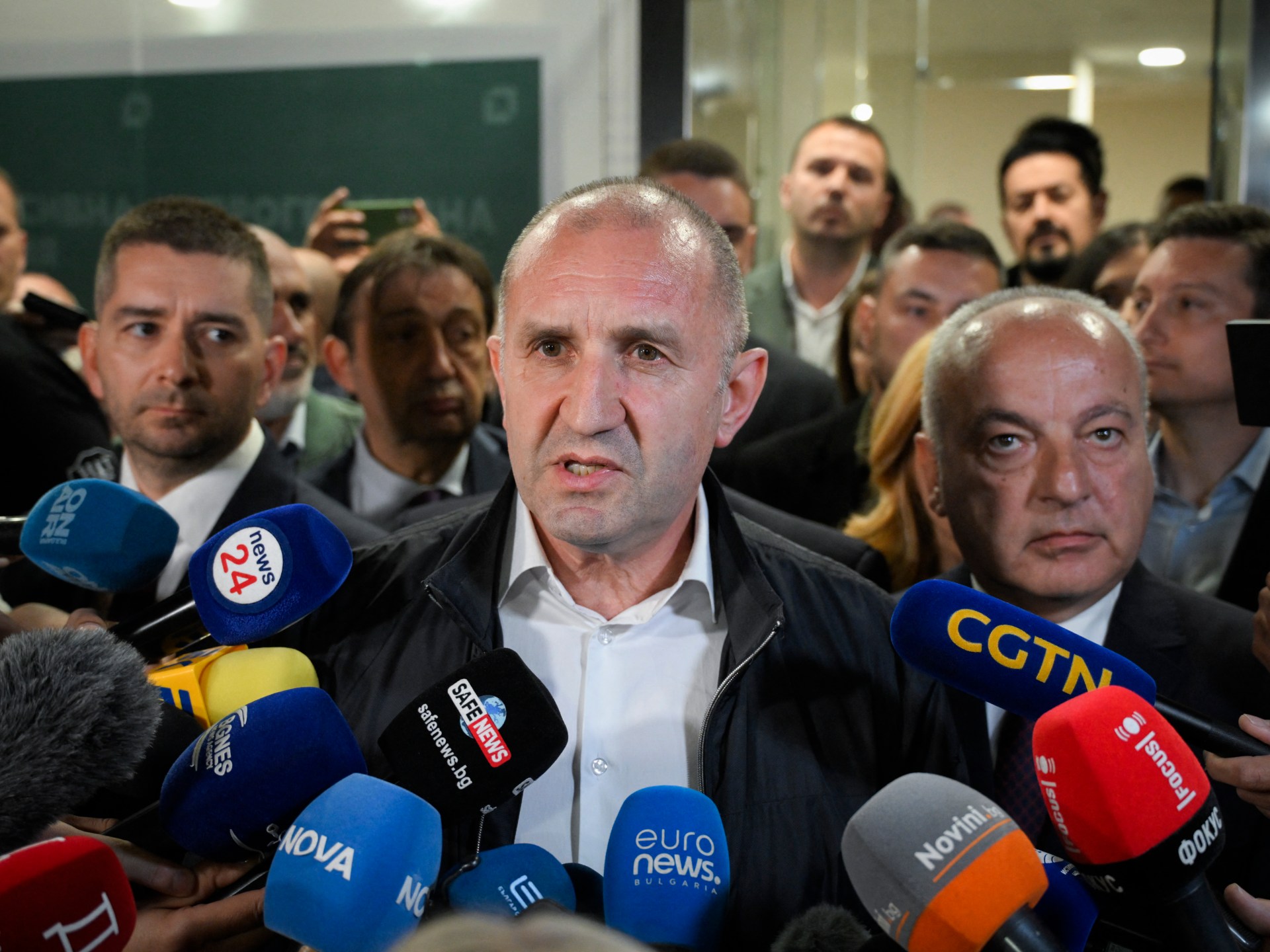 Exit poll shows former President Radev’s party set to win Bulgaria election 